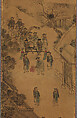 Scenes from the cycle of life, Ten-panel screen; ink an color on paper, Korea